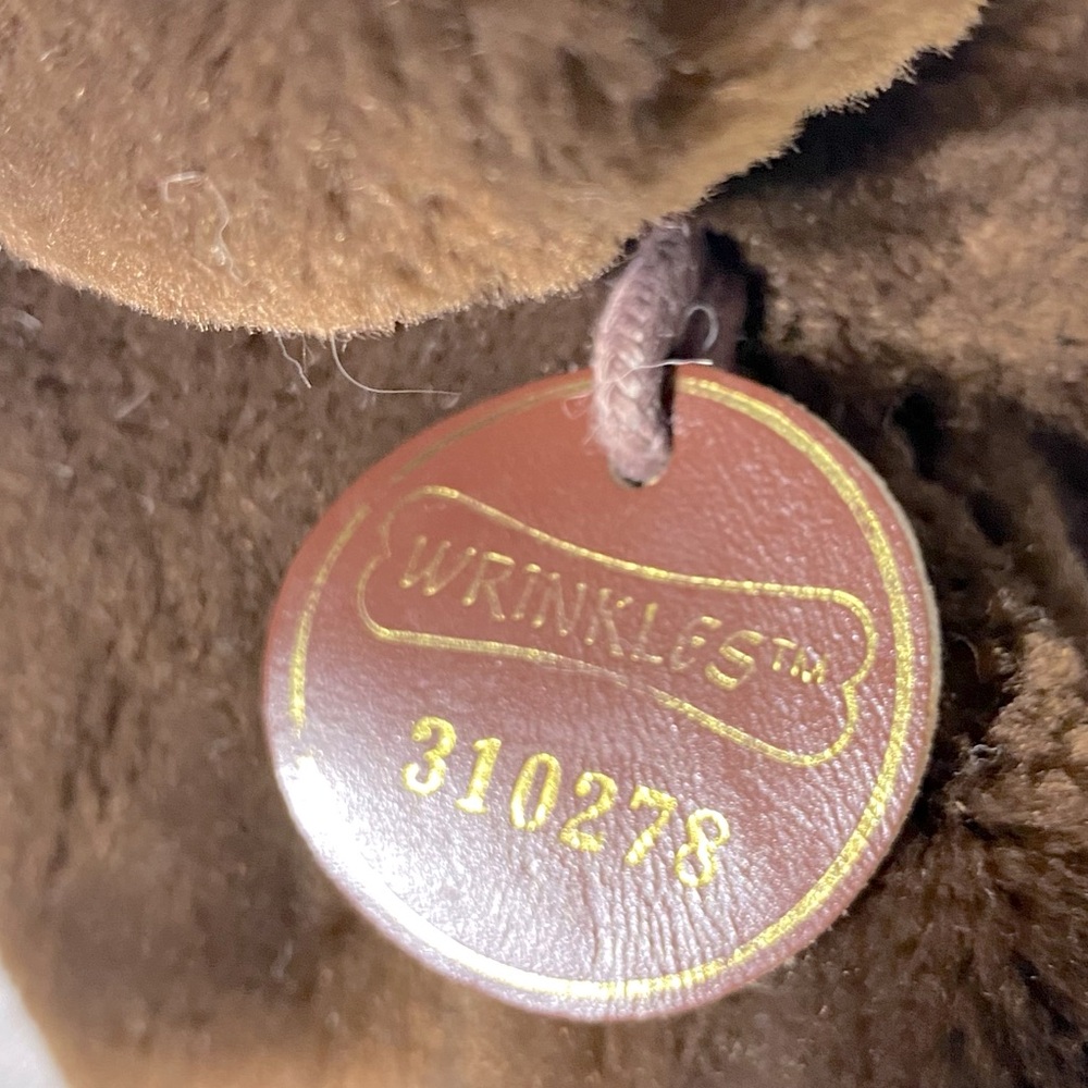 Vintage The Heritage Collection Wrinkles Brown Plush Dog Hand Puppet 310278 - Picture 9 of 14